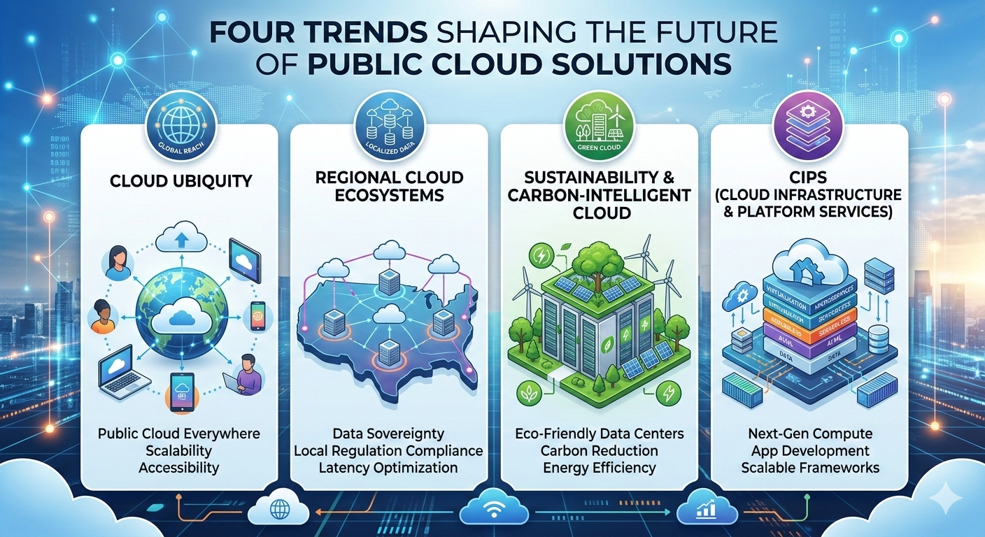 Four Trends Shaping the Future of Public Cloud Solutions