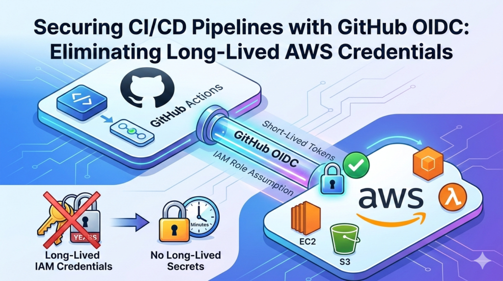 Securing CI/CD Pipelines with GitHub OIDC: Eliminating Long-Lived AWS Credentials