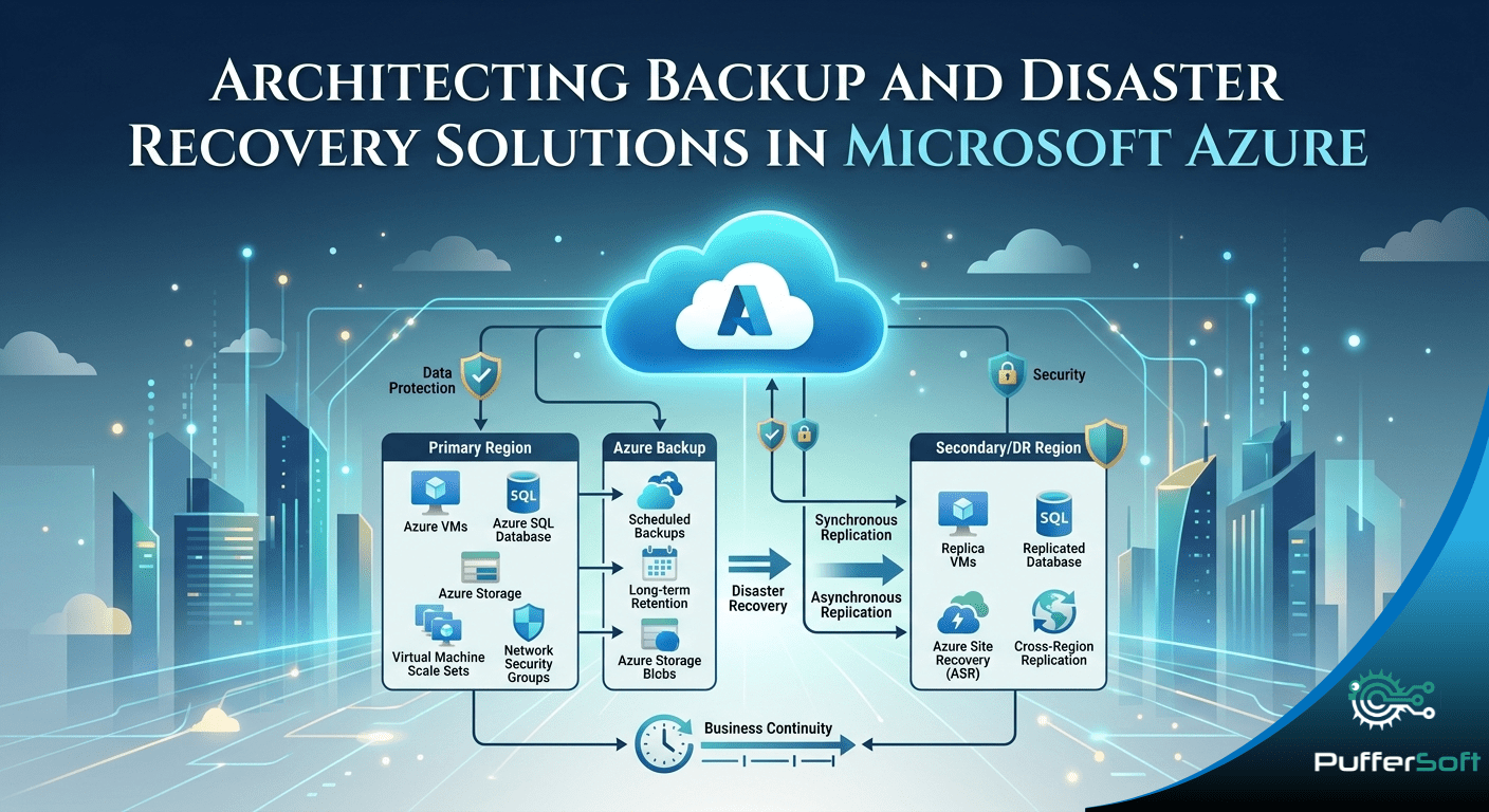Architecting Backup and Disaster Recovery Solutions in Microsoft Azure