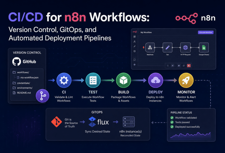 CI/CD for n8n Workflows: Version Control, GitOps, and Automated Deployment Pipelines